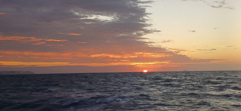 Sunrise on leaving SYH