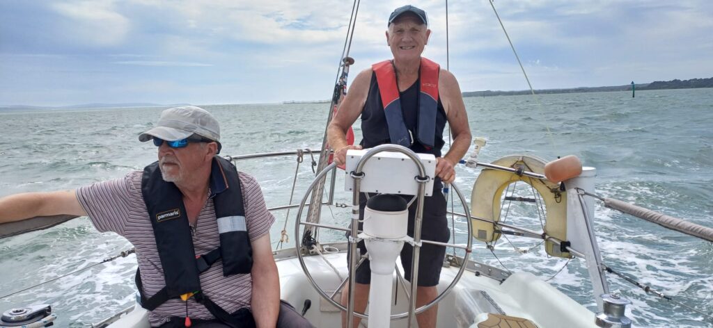 Len at the helm