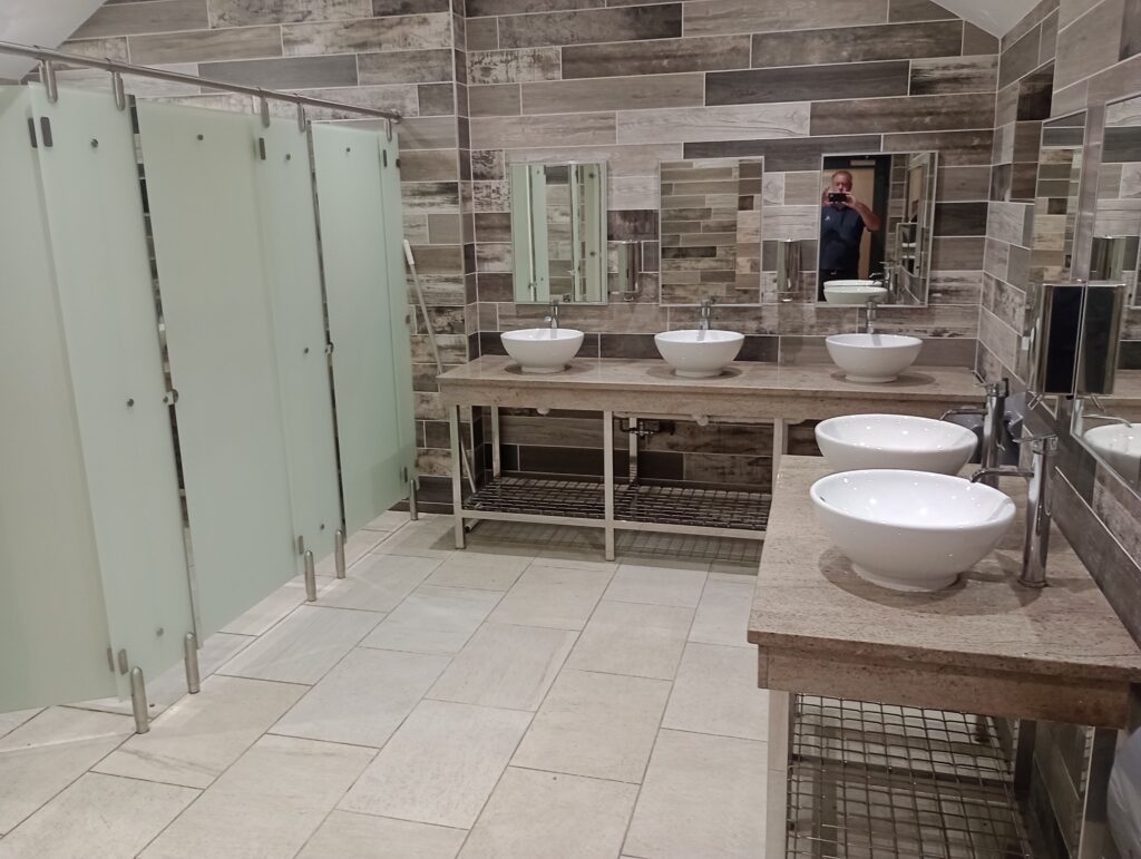 Shower Block at Levington Marina