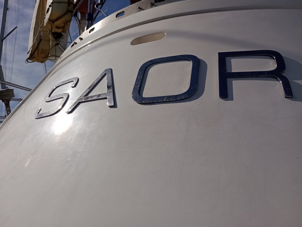 SAOR name plate