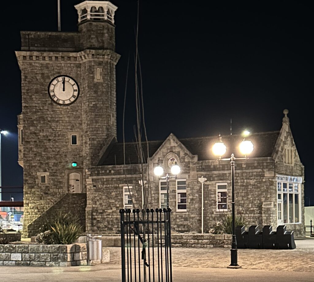 Midnight – Dover Harbour clock tower