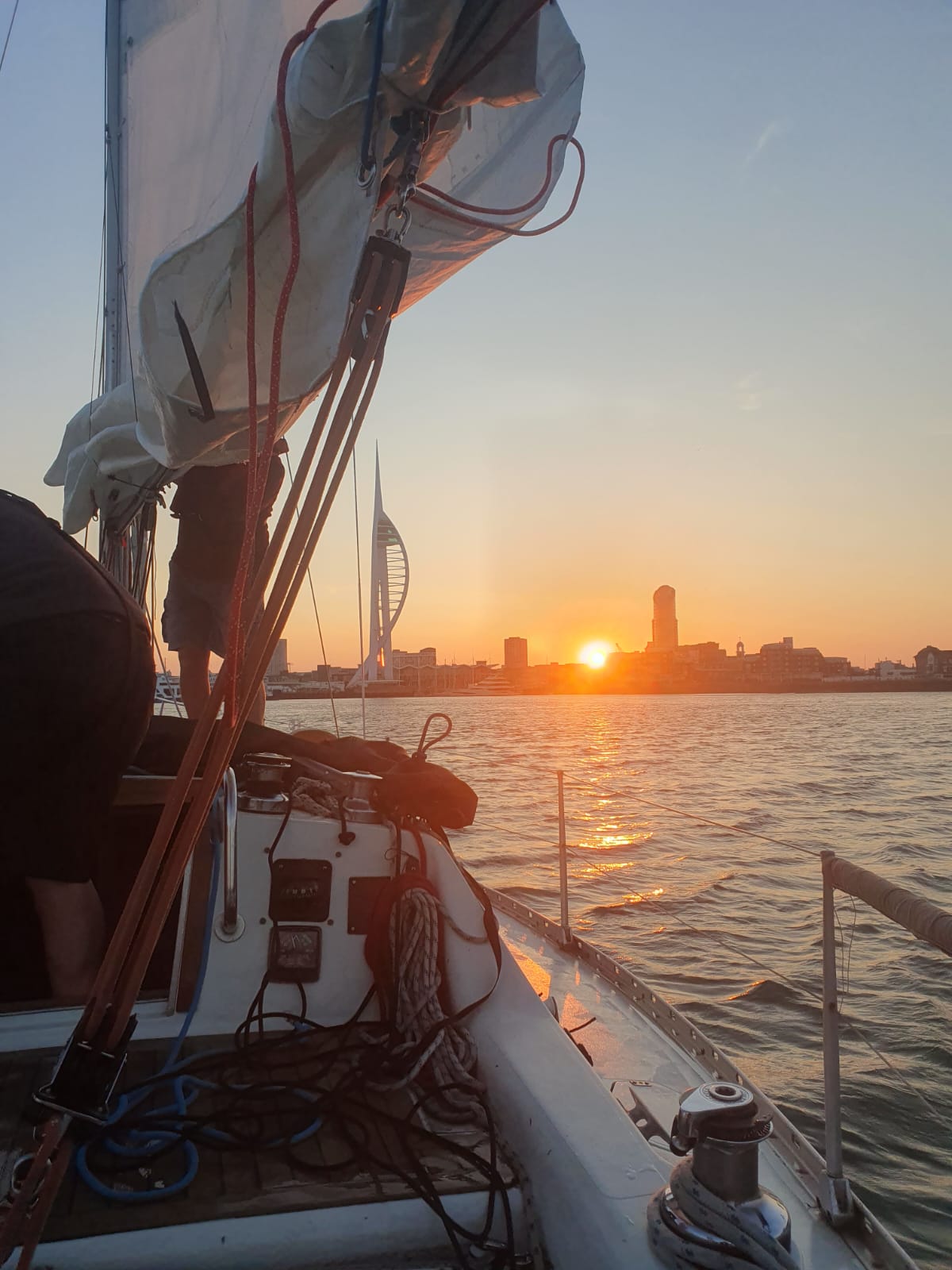 Sunrise Departing Gosport