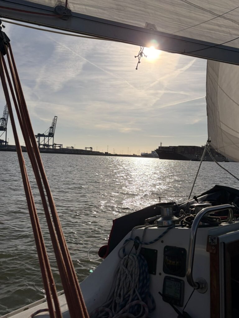 Early morning at Felixstowe